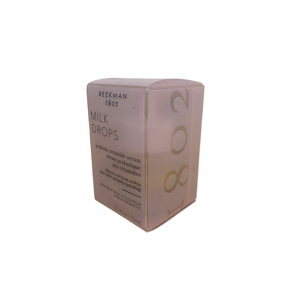 Beekman 1802 Milk Drops Probiotic Ceramide Serum 0.5oz New